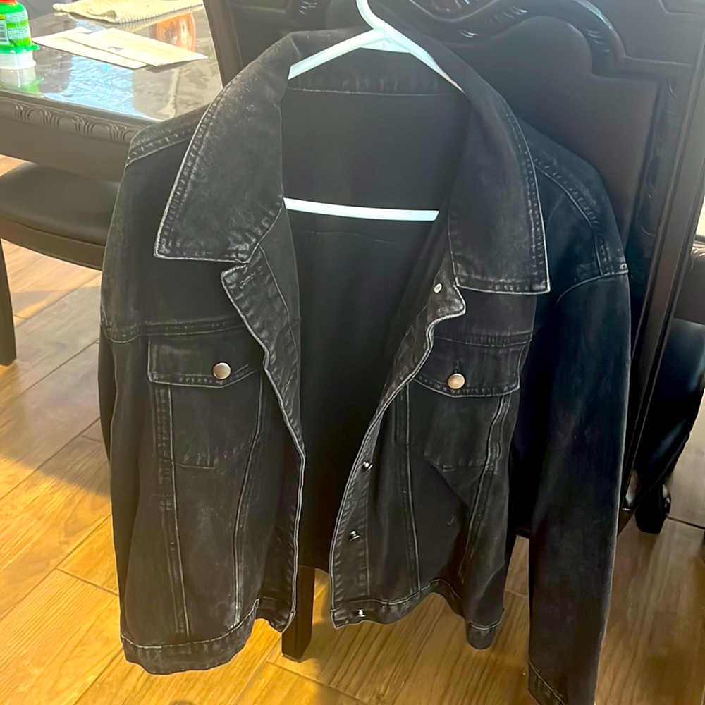 Black Jean Jacket
